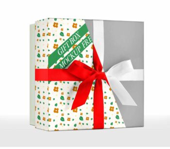 3d Giftbox mockup psd download free