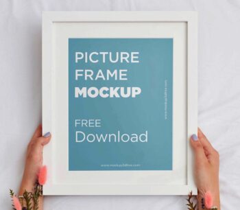 frame mockup, picture frame mockup free psd download